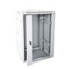 Digitus Szafa wisząca dwusekcyjna 19 15U 759/600/600mm, drzwi szklane, szara (RAL 7035), zmontowana